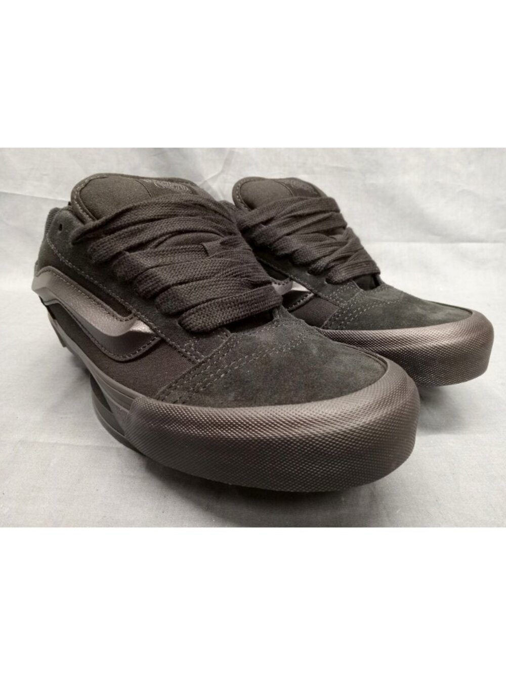 Vans Knu School (GS) Suede & Canvas Triple Black Boys Size 5.5 NEW NO BOX! - Picture 10 of 11
